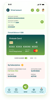 Fintook App Mockup